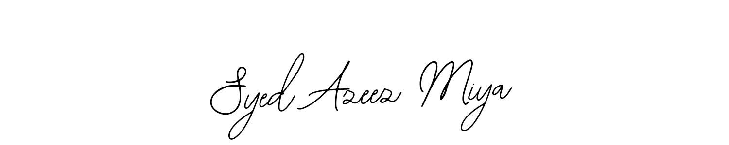Make a beautiful signature design for name Syed Azeez Miya. Use this online signature maker to create a handwritten signature for free. Syed Azeez Miya signature style 12 images and pictures png
