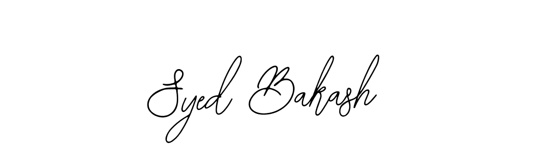 Create a beautiful signature design for name Syed Bakash. With this signature (Bearetta-2O07w) fonts, you can make a handwritten signature for free. Syed Bakash signature style 12 images and pictures png