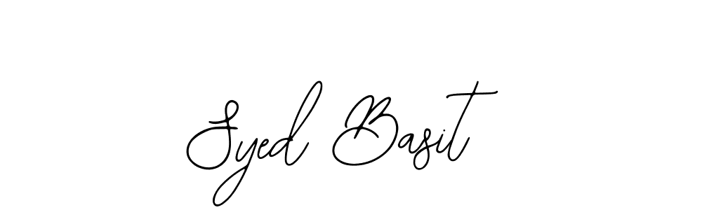 Also we have Syed Basit name is the best signature style. Create professional handwritten signature collection using Bearetta-2O07w autograph style. Syed Basit signature style 12 images and pictures png