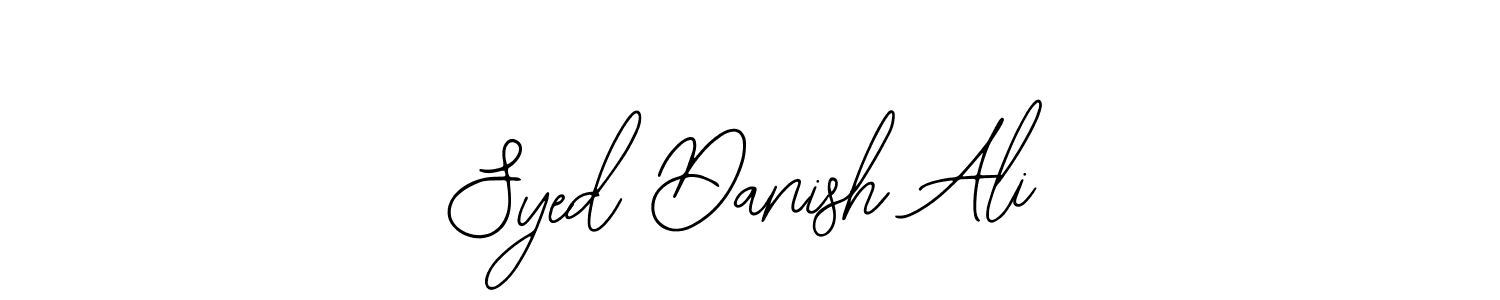 How to make Syed Danish Ali name signature. Use Bearetta-2O07w style for creating short signs online. This is the latest handwritten sign. Syed Danish Ali signature style 12 images and pictures png