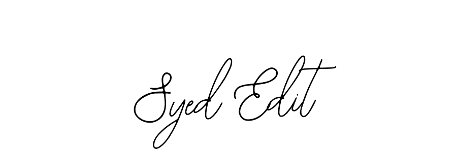 Similarly Bearetta-2O07w is the best handwritten signature design. Signature creator online .You can use it as an online autograph creator for name Syed Edit. Syed Edit signature style 12 images and pictures png