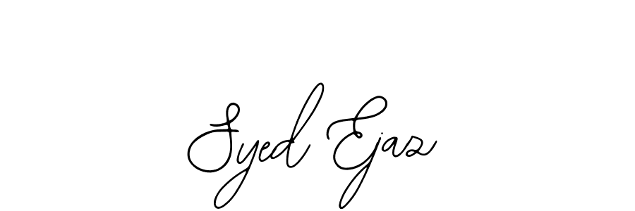 How to Draw Syed Ejaz signature style? Bearetta-2O07w is a latest design signature styles for name Syed Ejaz. Syed Ejaz signature style 12 images and pictures png