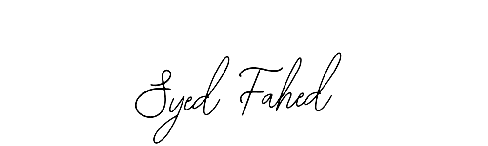 if you are searching for the best signature style for your name Syed Fahed. so please give up your signature search. here we have designed multiple signature styles  using Bearetta-2O07w. Syed Fahed signature style 12 images and pictures png