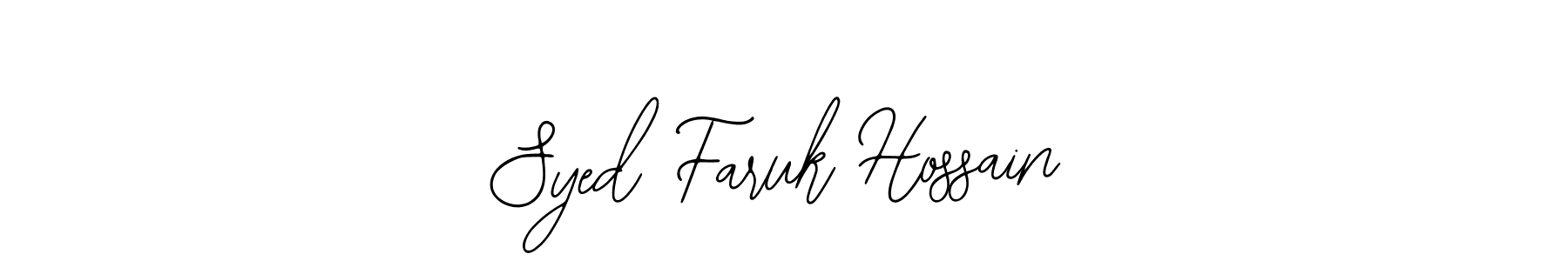 Syed Faruk Hossain stylish signature style. Best Handwritten Sign (Bearetta-2O07w) for my name. Handwritten Signature Collection Ideas for my name Syed Faruk Hossain. Syed Faruk Hossain signature style 12 images and pictures png