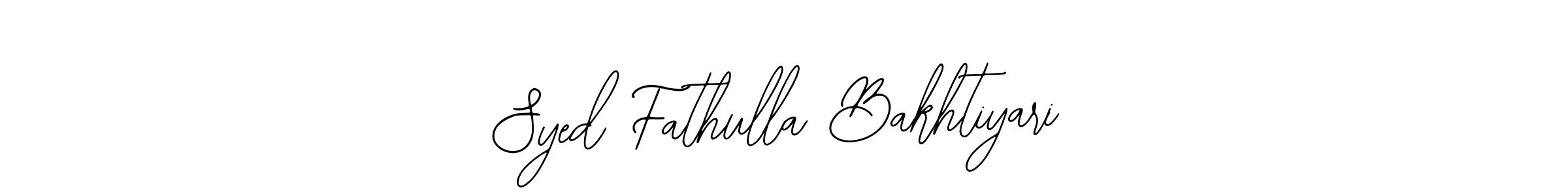 You should practise on your own different ways (Bearetta-2O07w) to write your name (Syed Fathulla Bakhtiyari) in signature. don't let someone else do it for you. Syed Fathulla Bakhtiyari signature style 12 images and pictures png