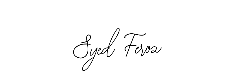 The best way (Bearetta-2O07w) to make a short signature is to pick only two or three words in your name. The name Syed Feroz include a total of six letters. For converting this name. Syed Feroz signature style 12 images and pictures png