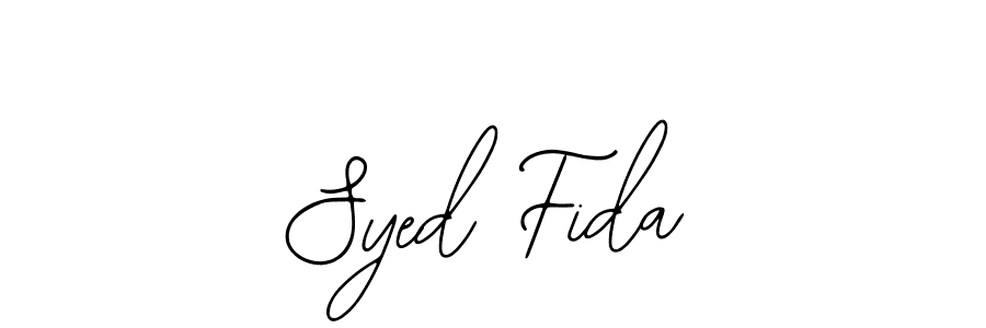 Also You can easily find your signature by using the search form. We will create Syed Fida name handwritten signature images for you free of cost using Bearetta-2O07w sign style. Syed Fida signature style 12 images and pictures png