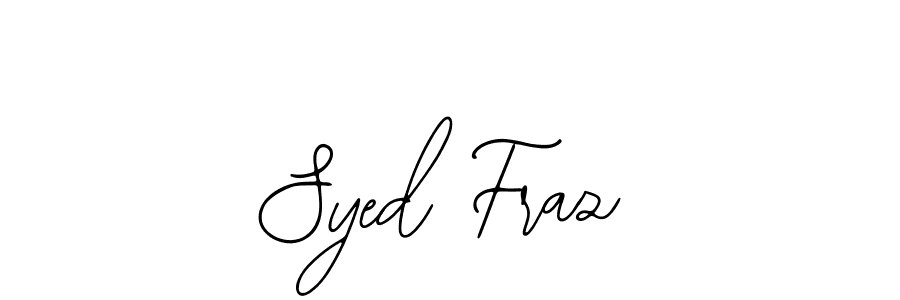 Design your own signature with our free online signature maker. With this signature software, you can create a handwritten (Bearetta-2O07w) signature for name Syed Fraz. Syed Fraz signature style 12 images and pictures png