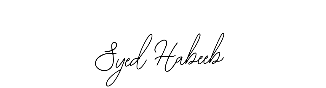 Make a beautiful signature design for name Syed Habeeb. With this signature (Bearetta-2O07w) style, you can create a handwritten signature for free. Syed Habeeb signature style 12 images and pictures png