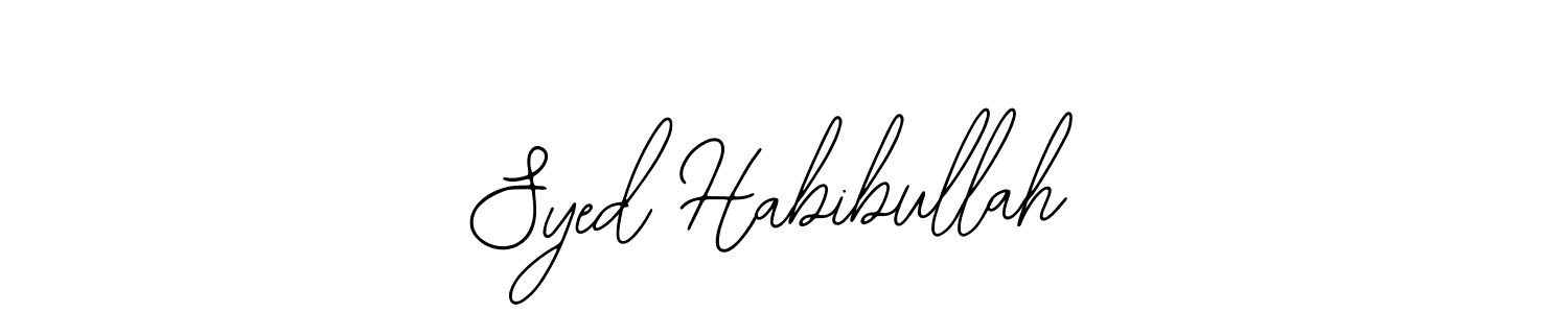 Also You can easily find your signature by using the search form. We will create Syed Habibullah name handwritten signature images for you free of cost using Bearetta-2O07w sign style. Syed Habibullah signature style 12 images and pictures png