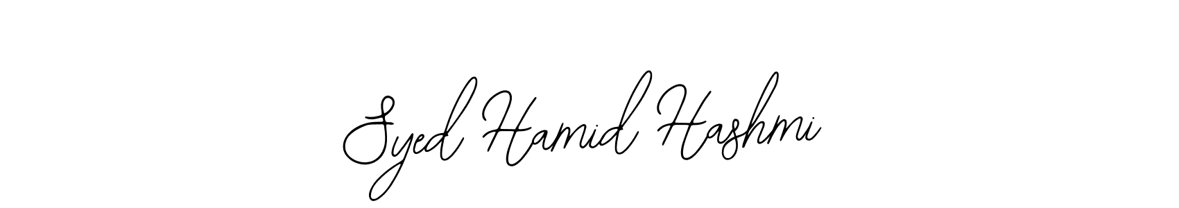 Use a signature maker to create a handwritten signature online. With this signature software, you can design (Bearetta-2O07w) your own signature for name Syed Hamid Hashmi. Syed Hamid Hashmi signature style 12 images and pictures png