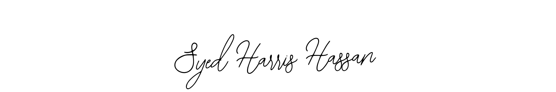 How to make Syed Harris Hassan signature? Bearetta-2O07w is a professional autograph style. Create handwritten signature for Syed Harris Hassan name. Syed Harris Hassan signature style 12 images and pictures png