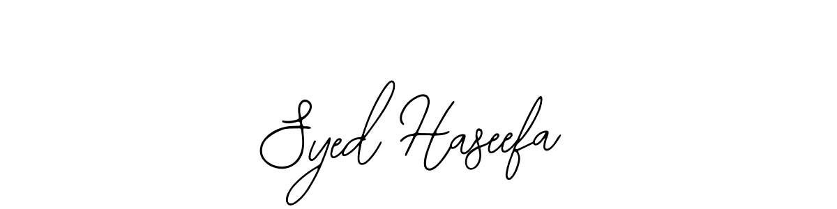 Also we have Syed Haseefa name is the best signature style. Create professional handwritten signature collection using Bearetta-2O07w autograph style. Syed Haseefa signature style 12 images and pictures png