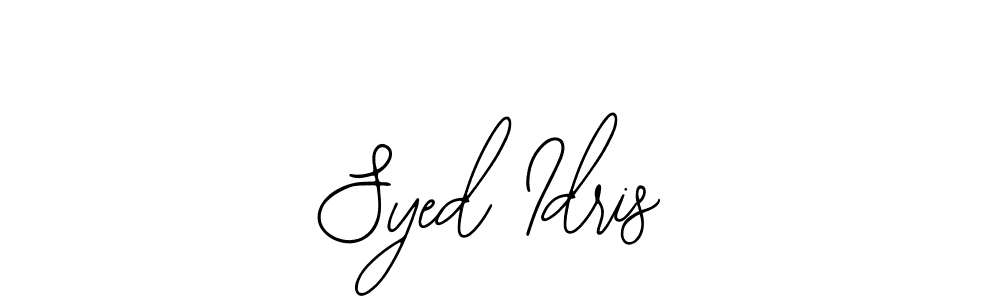 Make a beautiful signature design for name Syed Idris. With this signature (Bearetta-2O07w) style, you can create a handwritten signature for free. Syed Idris signature style 12 images and pictures png