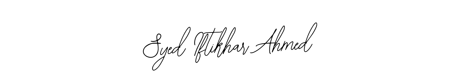 Make a short Syed Iftikhar Ahmed signature style. Manage your documents anywhere anytime using Bearetta-2O07w. Create and add eSignatures, submit forms, share and send files easily. Syed Iftikhar Ahmed signature style 12 images and pictures png