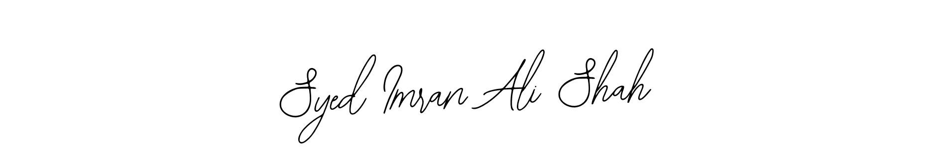 Use a signature maker to create a handwritten signature online. With this signature software, you can design (Bearetta-2O07w) your own signature for name Syed Imran Ali Shah. Syed Imran Ali Shah signature style 12 images and pictures png