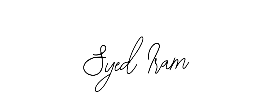 The best way (Bearetta-2O07w) to make a short signature is to pick only two or three words in your name. The name Syed Iram include a total of six letters. For converting this name. Syed Iram signature style 12 images and pictures png