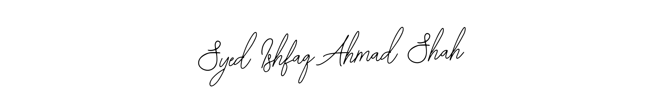 You should practise on your own different ways (Bearetta-2O07w) to write your name (Syed Ishfaq Ahmad Shah) in signature. don't let someone else do it for you. Syed Ishfaq Ahmad Shah signature style 12 images and pictures png