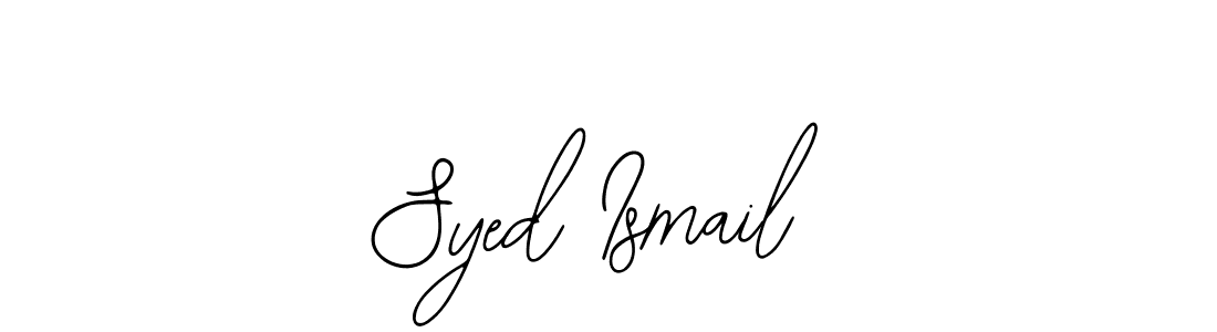 Use a signature maker to create a handwritten signature online. With this signature software, you can design (Bearetta-2O07w) your own signature for name Syed Ismail. Syed Ismail signature style 12 images and pictures png