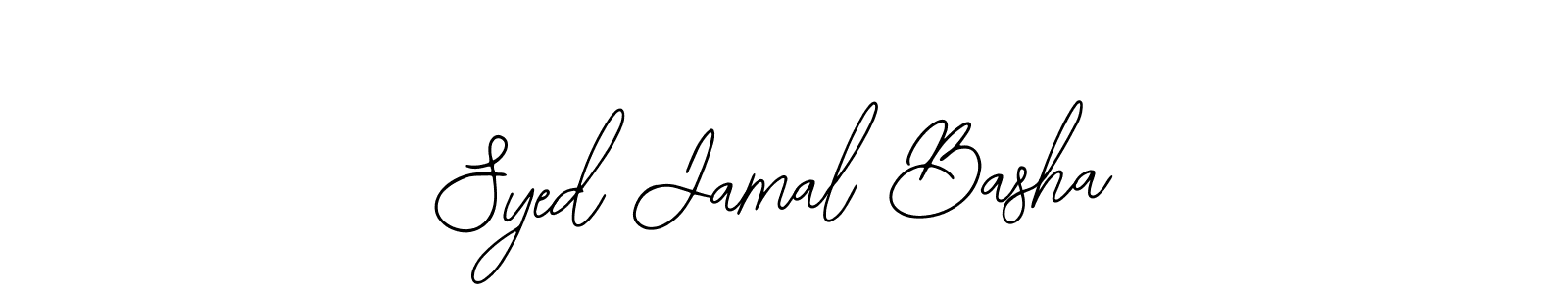 You should practise on your own different ways (Bearetta-2O07w) to write your name (Syed Jamal Basha) in signature. don't let someone else do it for you. Syed Jamal Basha signature style 12 images and pictures png
