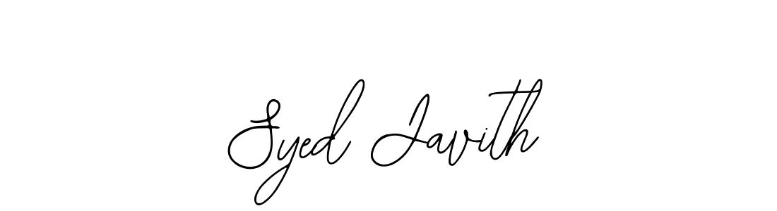 How to make Syed Javith signature? Bearetta-2O07w is a professional autograph style. Create handwritten signature for Syed Javith name. Syed Javith signature style 12 images and pictures png