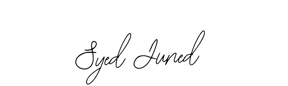 Create a beautiful signature design for name Syed Juned. With this signature (Bearetta-2O07w) fonts, you can make a handwritten signature for free. Syed Juned signature style 12 images and pictures png
