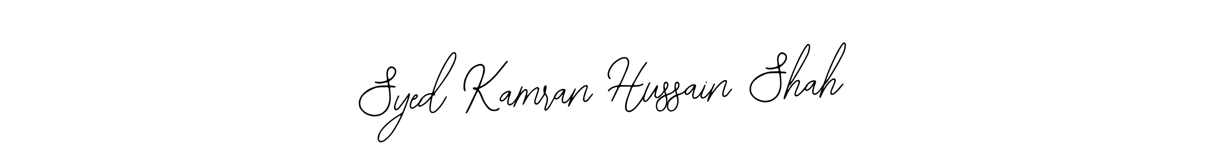 Also You can easily find your signature by using the search form. We will create Syed Kamran Hussain Shah name handwritten signature images for you free of cost using Bearetta-2O07w sign style. Syed Kamran Hussain Shah signature style 12 images and pictures png