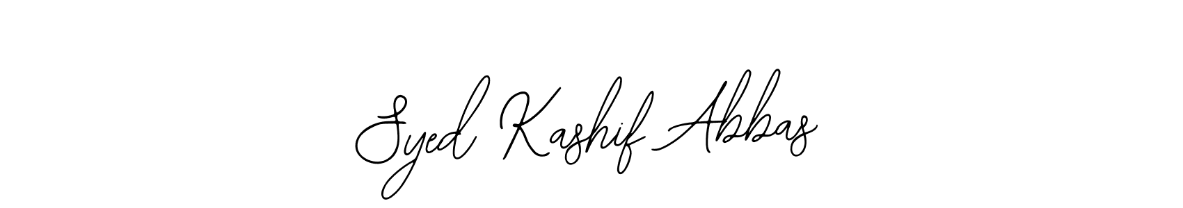 Use a signature maker to create a handwritten signature online. With this signature software, you can design (Bearetta-2O07w) your own signature for name Syed Kashif Abbas. Syed Kashif Abbas signature style 12 images and pictures png