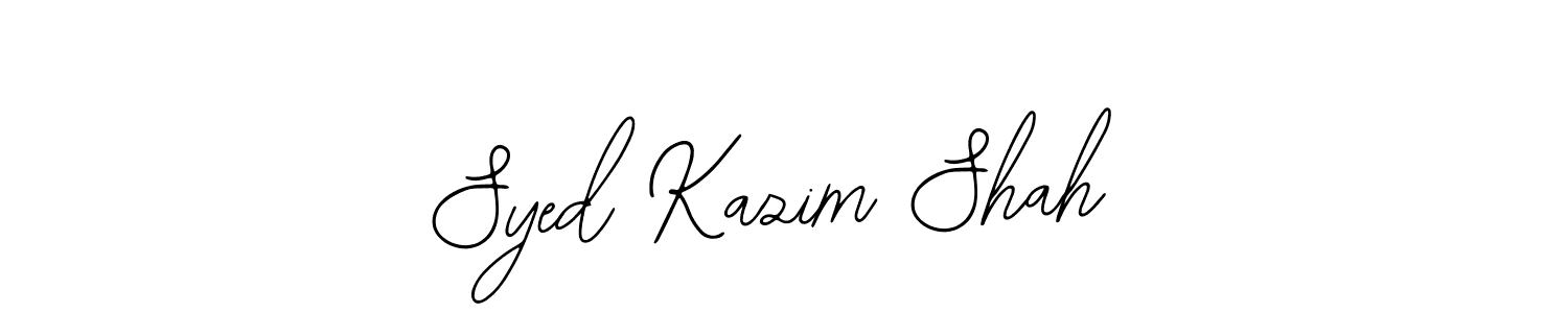 How to Draw Syed Kazim Shah signature style? Bearetta-2O07w is a latest design signature styles for name Syed Kazim Shah. Syed Kazim Shah signature style 12 images and pictures png