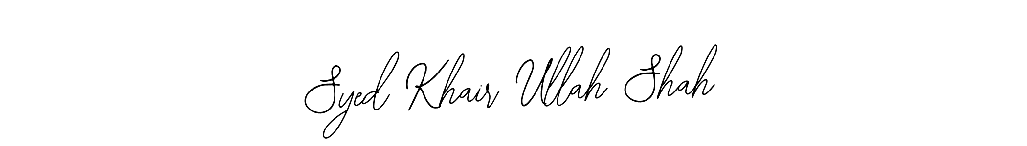 Make a short Syed Khair Ullah Shah signature style. Manage your documents anywhere anytime using Bearetta-2O07w. Create and add eSignatures, submit forms, share and send files easily. Syed Khair Ullah Shah signature style 12 images and pictures png