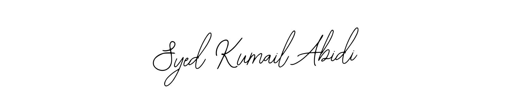 You should practise on your own different ways (Bearetta-2O07w) to write your name (Syed Kumail Abidi) in signature. don't let someone else do it for you. Syed Kumail Abidi signature style 12 images and pictures png
