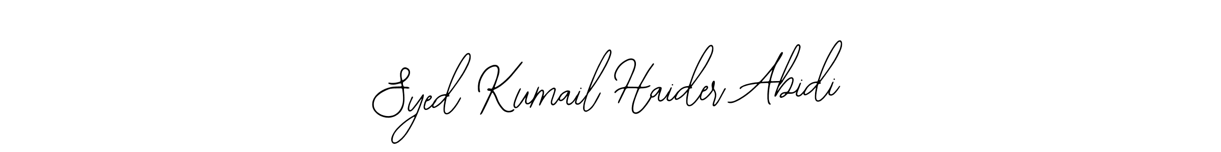 Similarly Bearetta-2O07w is the best handwritten signature design. Signature creator online .You can use it as an online autograph creator for name Syed Kumail Haider Abidi. Syed Kumail Haider Abidi signature style 12 images and pictures png