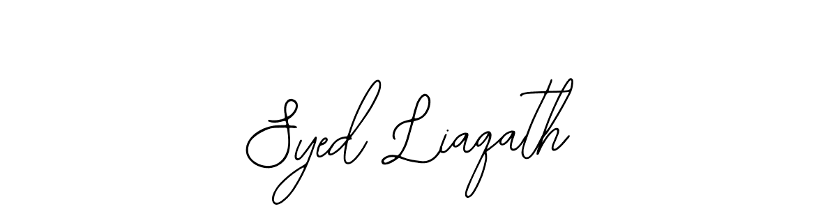 Use a signature maker to create a handwritten signature online. With this signature software, you can design (Bearetta-2O07w) your own signature for name Syed Liaqath. Syed Liaqath signature style 12 images and pictures png