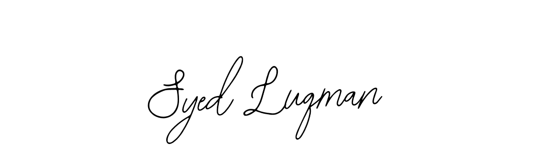 Similarly Bearetta-2O07w is the best handwritten signature design. Signature creator online .You can use it as an online autograph creator for name Syed Luqman. Syed Luqman signature style 12 images and pictures png