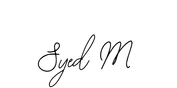 Similarly Bearetta-2O07w is the best handwritten signature design. Signature creator online .You can use it as an online autograph creator for name Syed M. Syed M signature style 12 images and pictures png