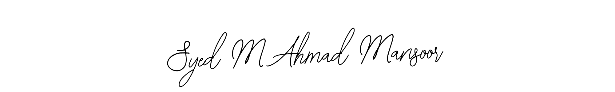 Once you've used our free online signature maker to create your best signature Bearetta-2O07w style, it's time to enjoy all of the benefits that Syed M Ahmad Mansoor name signing documents. Syed M Ahmad Mansoor signature style 12 images and pictures png