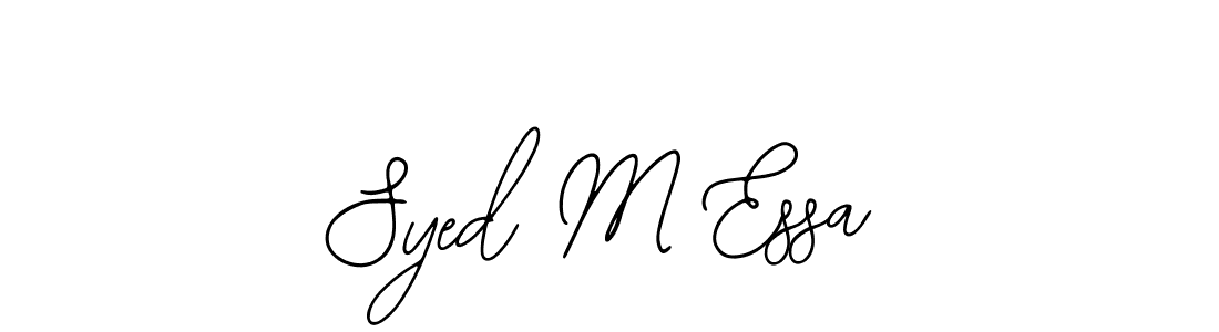 Make a beautiful signature design for name Syed M Essa. Use this online signature maker to create a handwritten signature for free. Syed M Essa signature style 12 images and pictures png