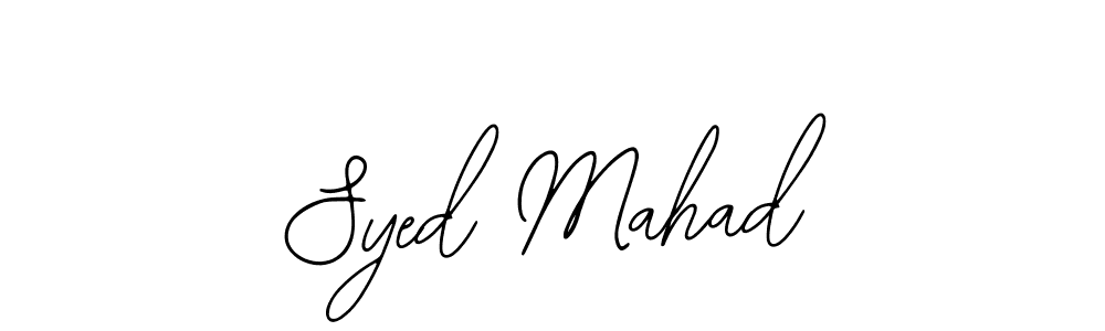 if you are searching for the best signature style for your name Syed Mahad. so please give up your signature search. here we have designed multiple signature styles  using Bearetta-2O07w. Syed Mahad signature style 12 images and pictures png