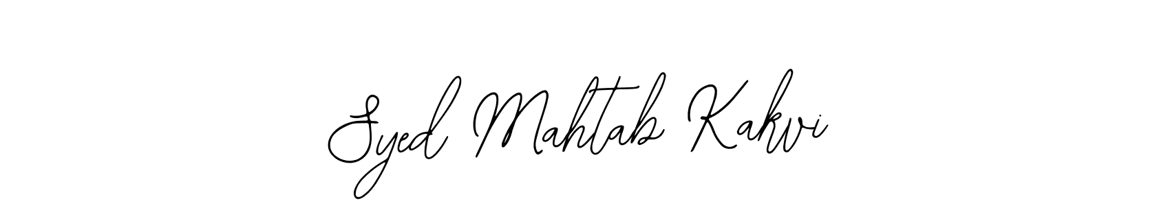 The best way (Bearetta-2O07w) to make a short signature is to pick only two or three words in your name. The name Syed Mahtab Kakvi include a total of six letters. For converting this name. Syed Mahtab Kakvi signature style 12 images and pictures png