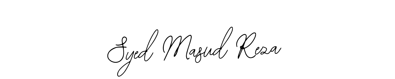 Also You can easily find your signature by using the search form. We will create Syed Masud Reza name handwritten signature images for you free of cost using Bearetta-2O07w sign style. Syed Masud Reza signature style 12 images and pictures png