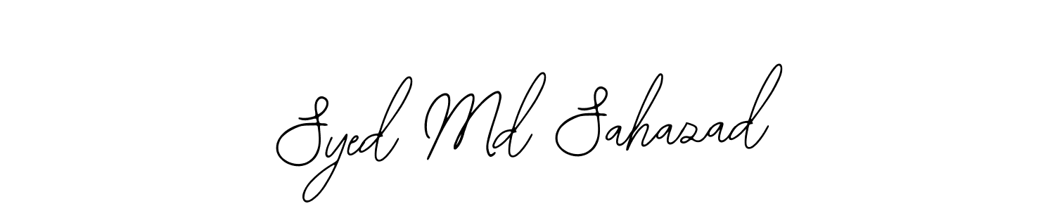 Similarly Bearetta-2O07w is the best handwritten signature design. Signature creator online .You can use it as an online autograph creator for name Syed Md Sahazad. Syed Md Sahazad signature style 12 images and pictures png