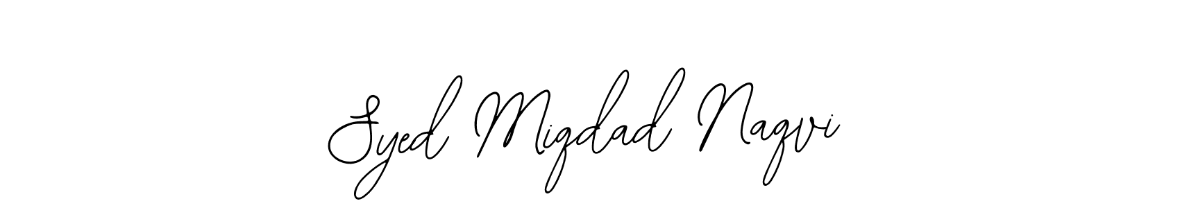 Similarly Bearetta-2O07w is the best handwritten signature design. Signature creator online .You can use it as an online autograph creator for name Syed Miqdad Naqvi. Syed Miqdad Naqvi signature style 12 images and pictures png