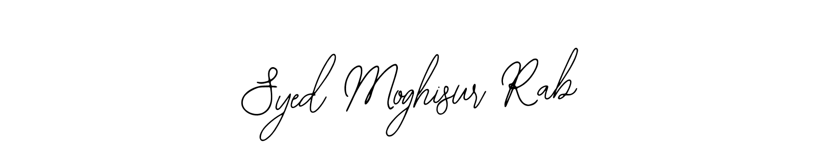 Use a signature maker to create a handwritten signature online. With this signature software, you can design (Bearetta-2O07w) your own signature for name Syed Moghisur Rab. Syed Moghisur Rab signature style 12 images and pictures png