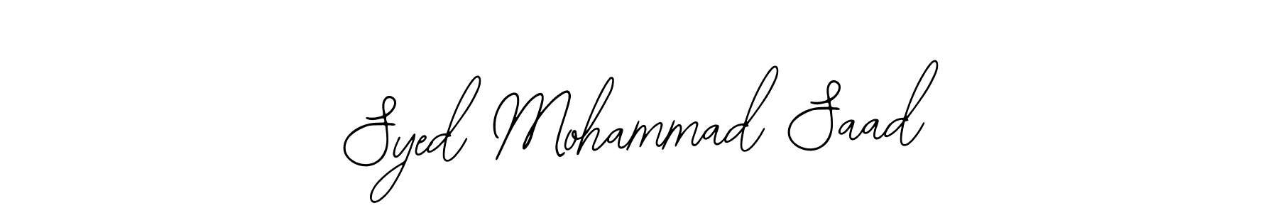 It looks lik you need a new signature style for name Syed Mohammad Saad. Design unique handwritten (Bearetta-2O07w) signature with our free signature maker in just a few clicks. Syed Mohammad Saad signature style 12 images and pictures png