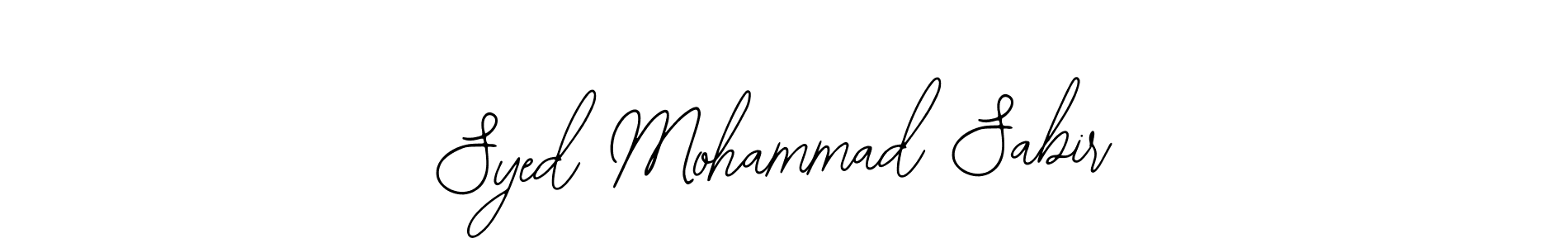 Make a beautiful signature design for name Syed Mohammad Sabir. With this signature (Bearetta-2O07w) style, you can create a handwritten signature for free. Syed Mohammad Sabir signature style 12 images and pictures png
