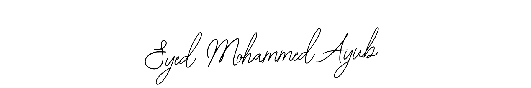 Syed Mohammed Ayub stylish signature style. Best Handwritten Sign (Bearetta-2O07w) for my name. Handwritten Signature Collection Ideas for my name Syed Mohammed Ayub. Syed Mohammed Ayub signature style 12 images and pictures png