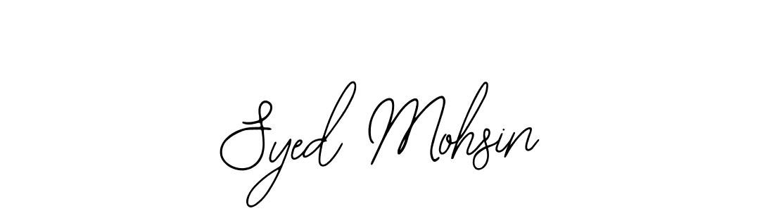 Use a signature maker to create a handwritten signature online. With this signature software, you can design (Bearetta-2O07w) your own signature for name Syed Mohsin. Syed Mohsin signature style 12 images and pictures png