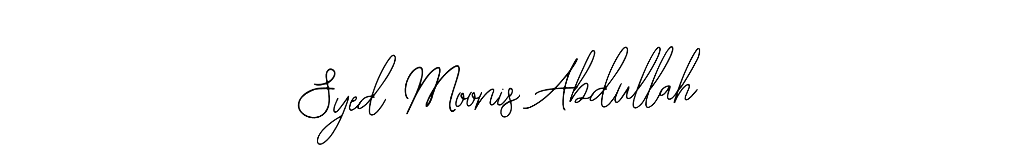 Also we have Syed Moonis Abdullah name is the best signature style. Create professional handwritten signature collection using Bearetta-2O07w autograph style. Syed Moonis Abdullah signature style 12 images and pictures png