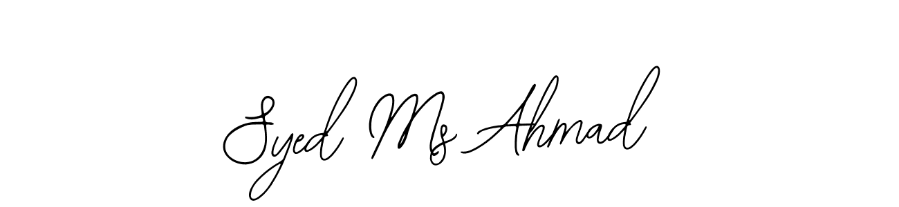 Syed Ms Ahmad stylish signature style. Best Handwritten Sign (Bearetta-2O07w) for my name. Handwritten Signature Collection Ideas for my name Syed Ms Ahmad. Syed Ms Ahmad signature style 12 images and pictures png