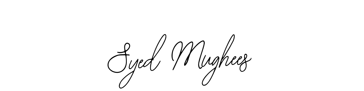 The best way (Bearetta-2O07w) to make a short signature is to pick only two or three words in your name. The name Syed Mughees include a total of six letters. For converting this name. Syed Mughees signature style 12 images and pictures png